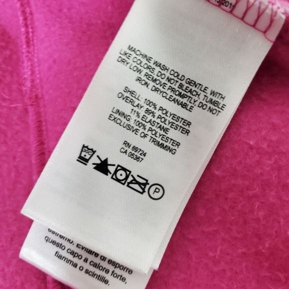 Columbia Fleece Full Zip Jacket in Pink & Gray - Picture 7 of 7